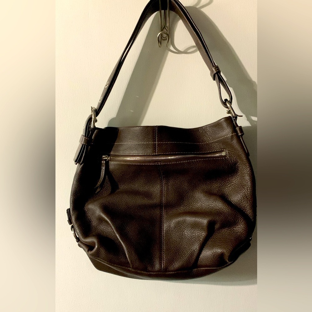 💕Sale💕COACH Vintage,SOHO PEBBLE Classic Hobo Bag. Dark Brown. Great condition. 🌺 - Picture 2 of 12